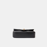 Chanel Mini Flap Bag Black Lambskin Gold-Tone Metal with Heart Chain