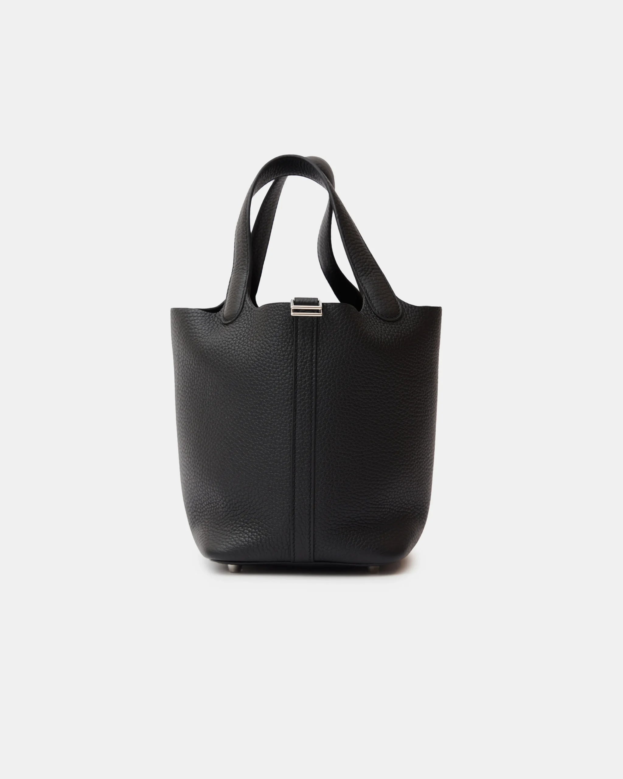 Hermès Mini Picotin 18 Black PHW