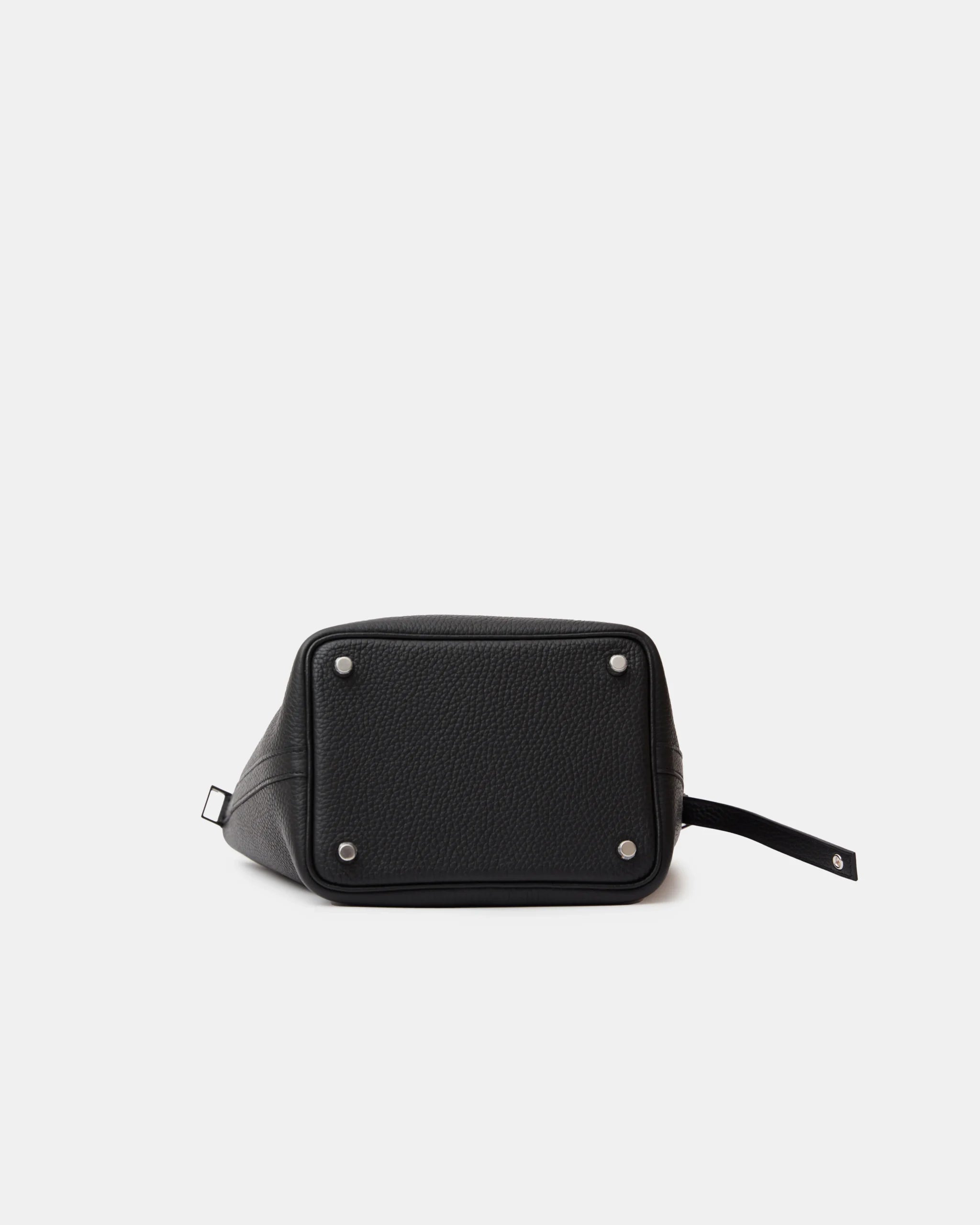Hermès Picotin 18 Black Clemence PHW