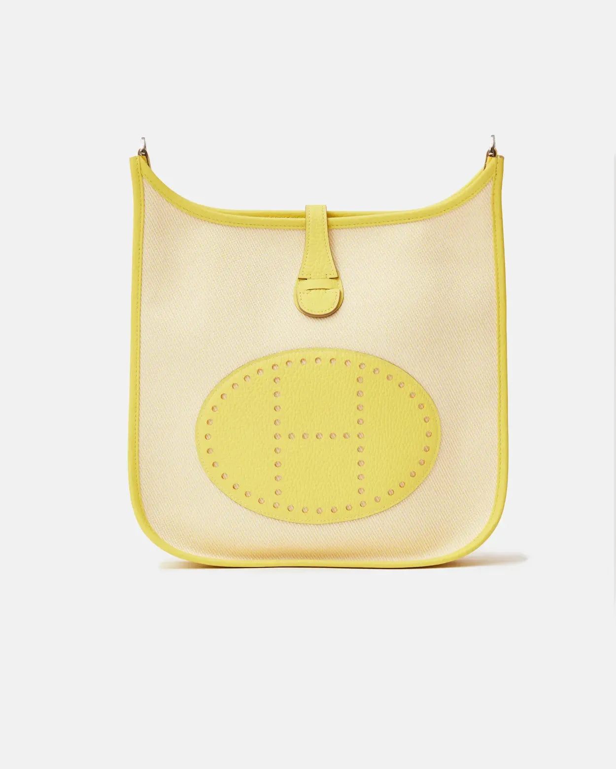 Hermès Evelyne 29 Ecru-Citron Lime PHW