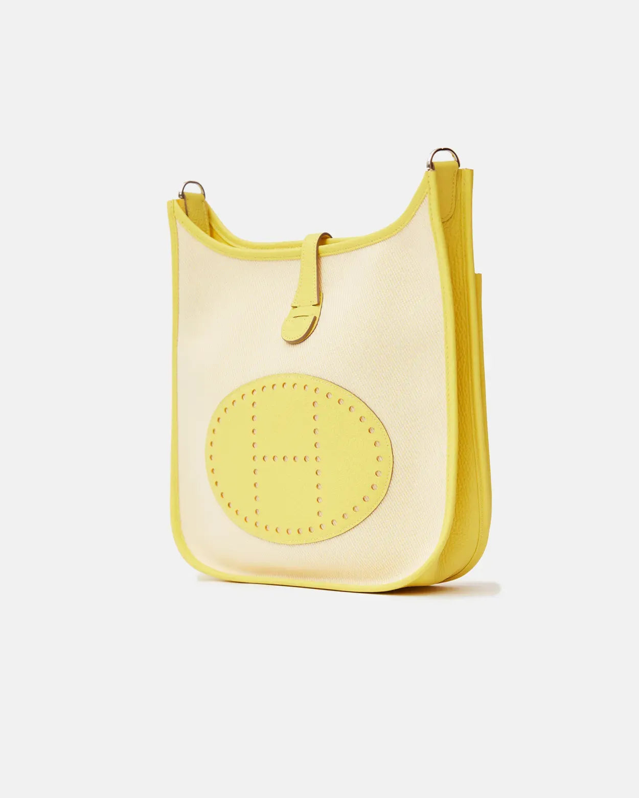 Hermès Evelyne 29 Ecru-Citron Lime PHW