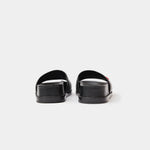 Chanel Black Multicolor Lambskin Mules