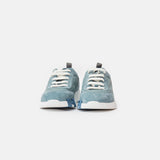Hermès Bouncing Bleu Pinede Parachute Fabric Suede Sneakers