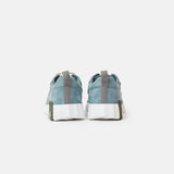 Hermès Bouncing Bleu Pinede Parachute Fabric Suede Sneakers