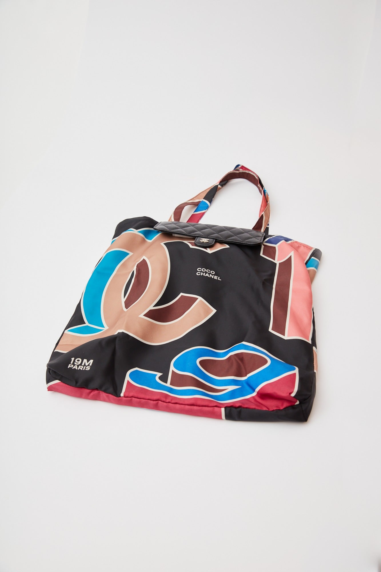 Chanel Foldable Multicolor Tote Bag