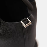 Hermès Picotin 18 Black Clemence PHW