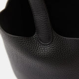 Hermès Picotin 18 Black Clemence PHW
