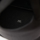 Hermès Picotin 18 Black Clemence PHW
