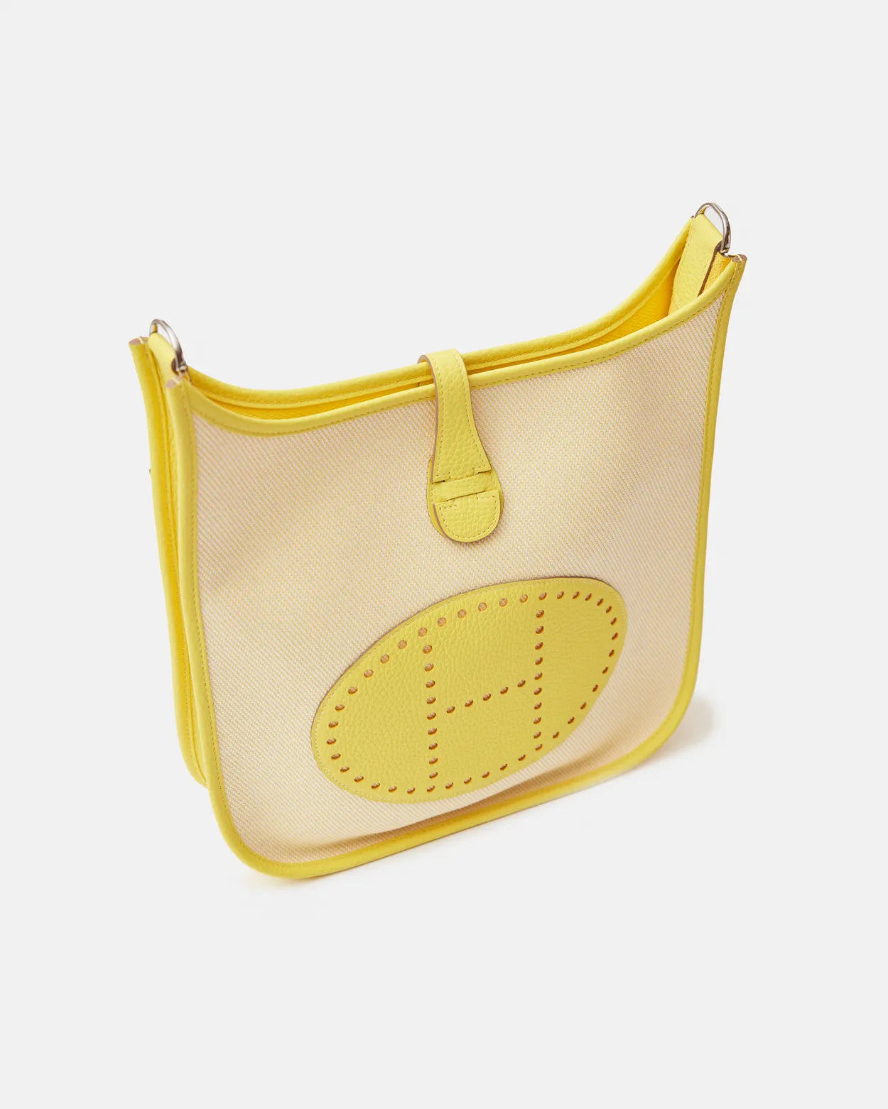 Hermès Evelyne 29 Ecru-Citron Lime PHW