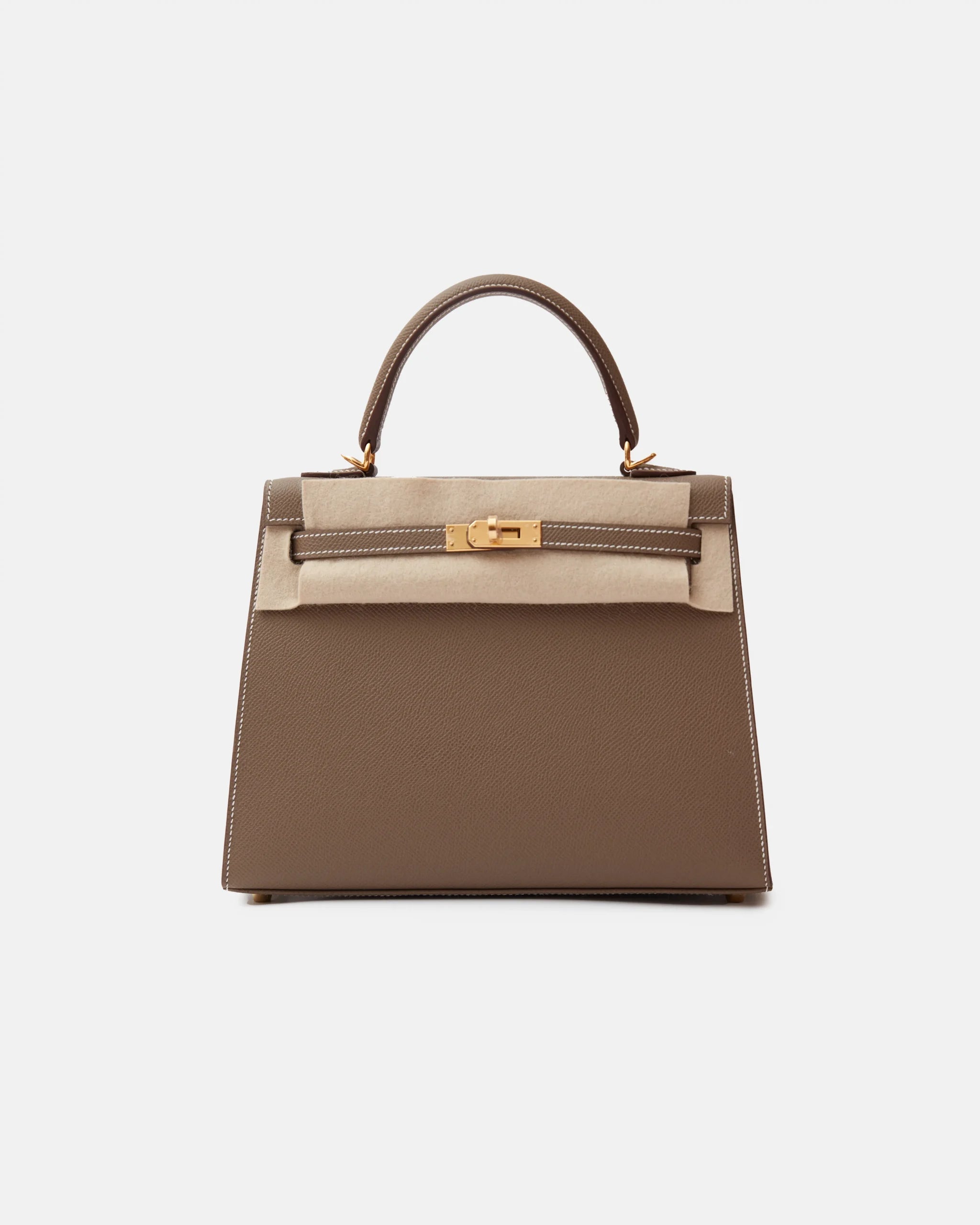 Hermès Kelly 25 Etoupe Epsom GHW