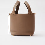 Hermès Picotin 18 Etoupe Clemence GHW