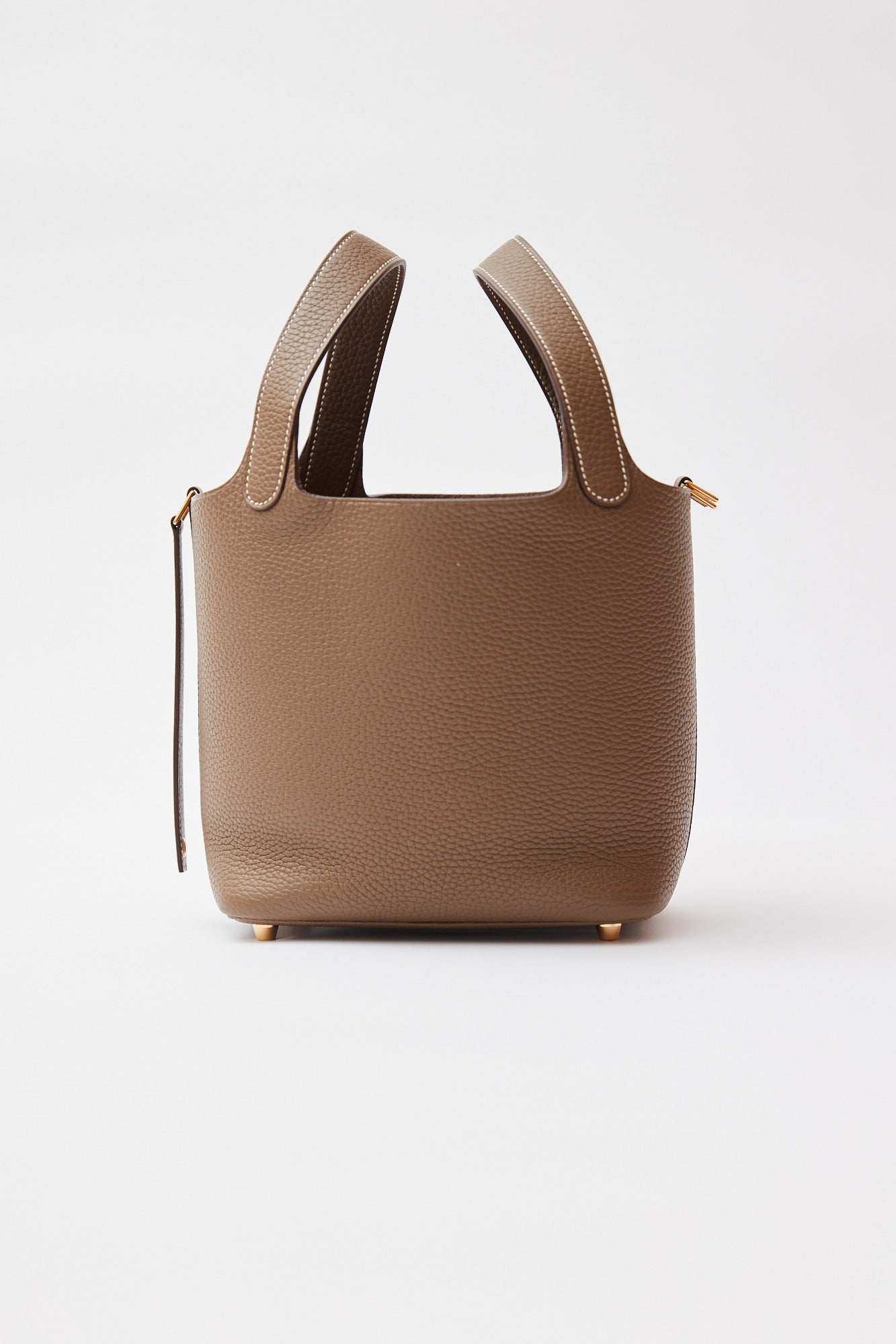 Hermès Picotin 18 Etoupe Clemence GHW