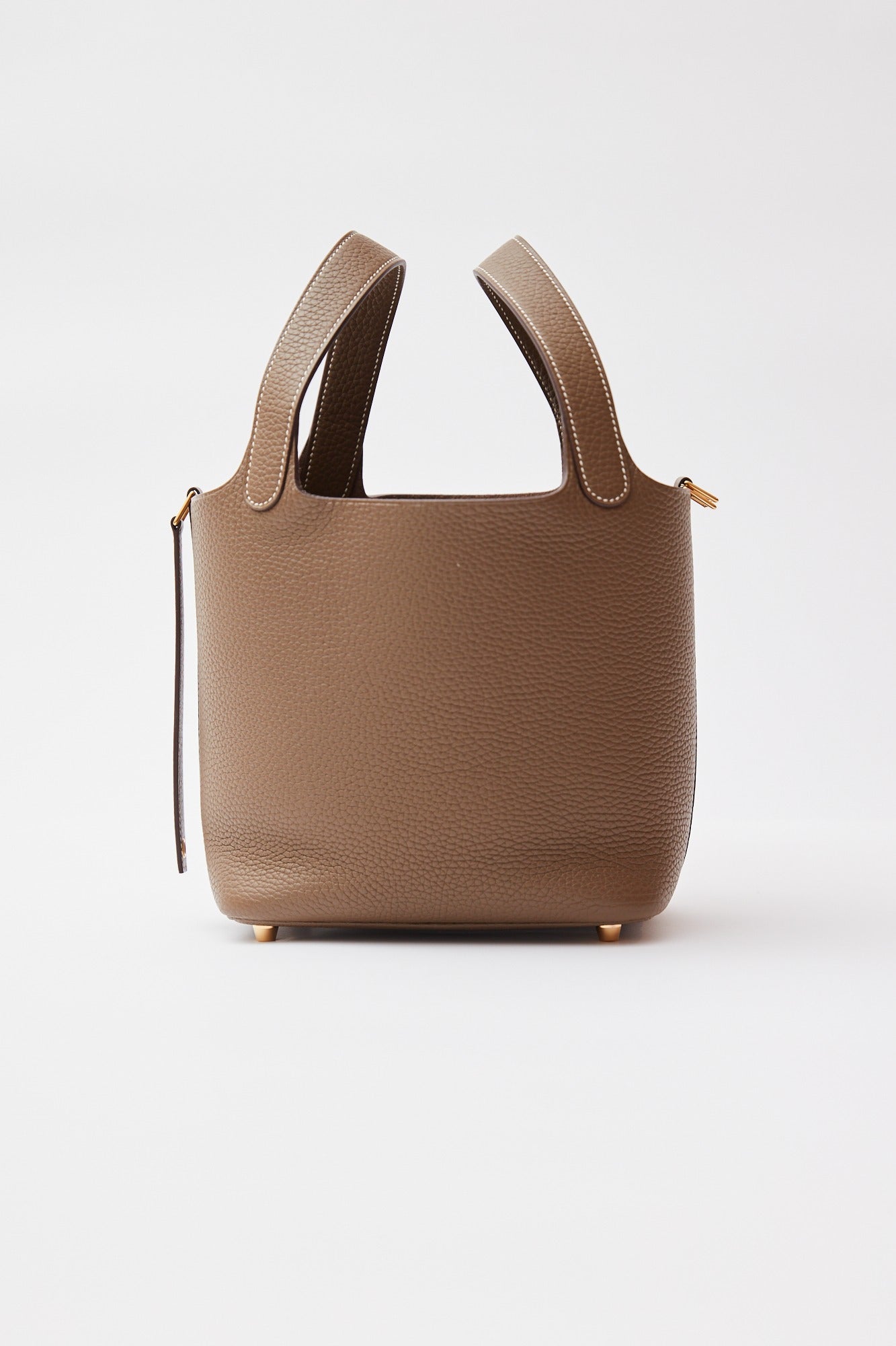 Hermès Picotin 18 Etoupe Clemence GHW