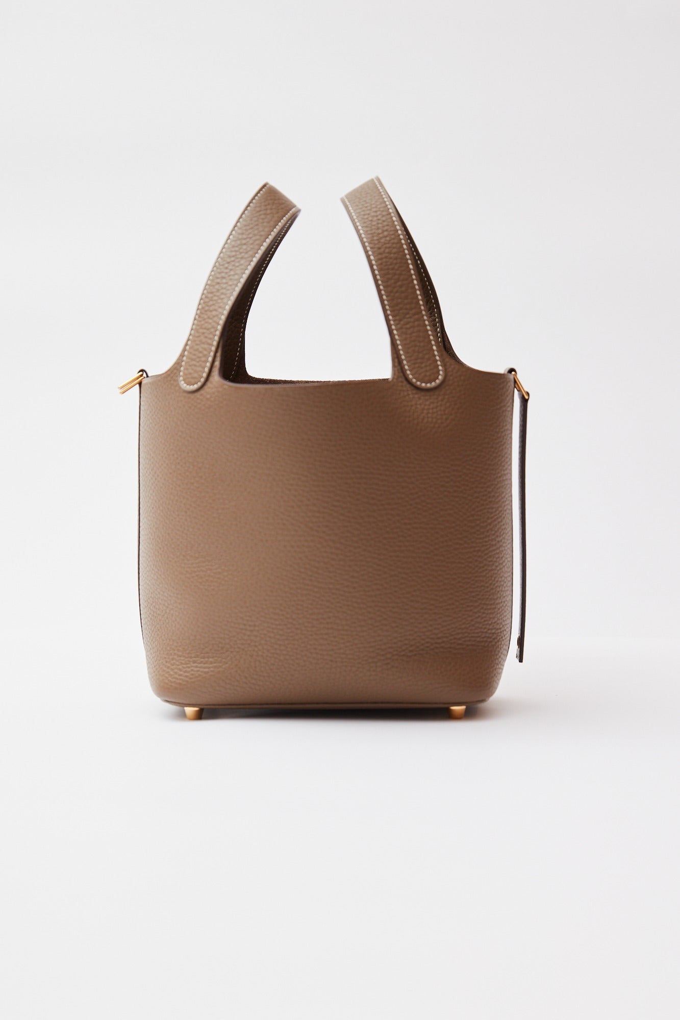 Hermès Picotin 18 Etoupe Clemence GHW