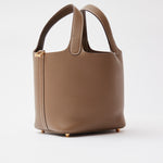 Hermès Picotin 18 Etoupe Clemence GHW