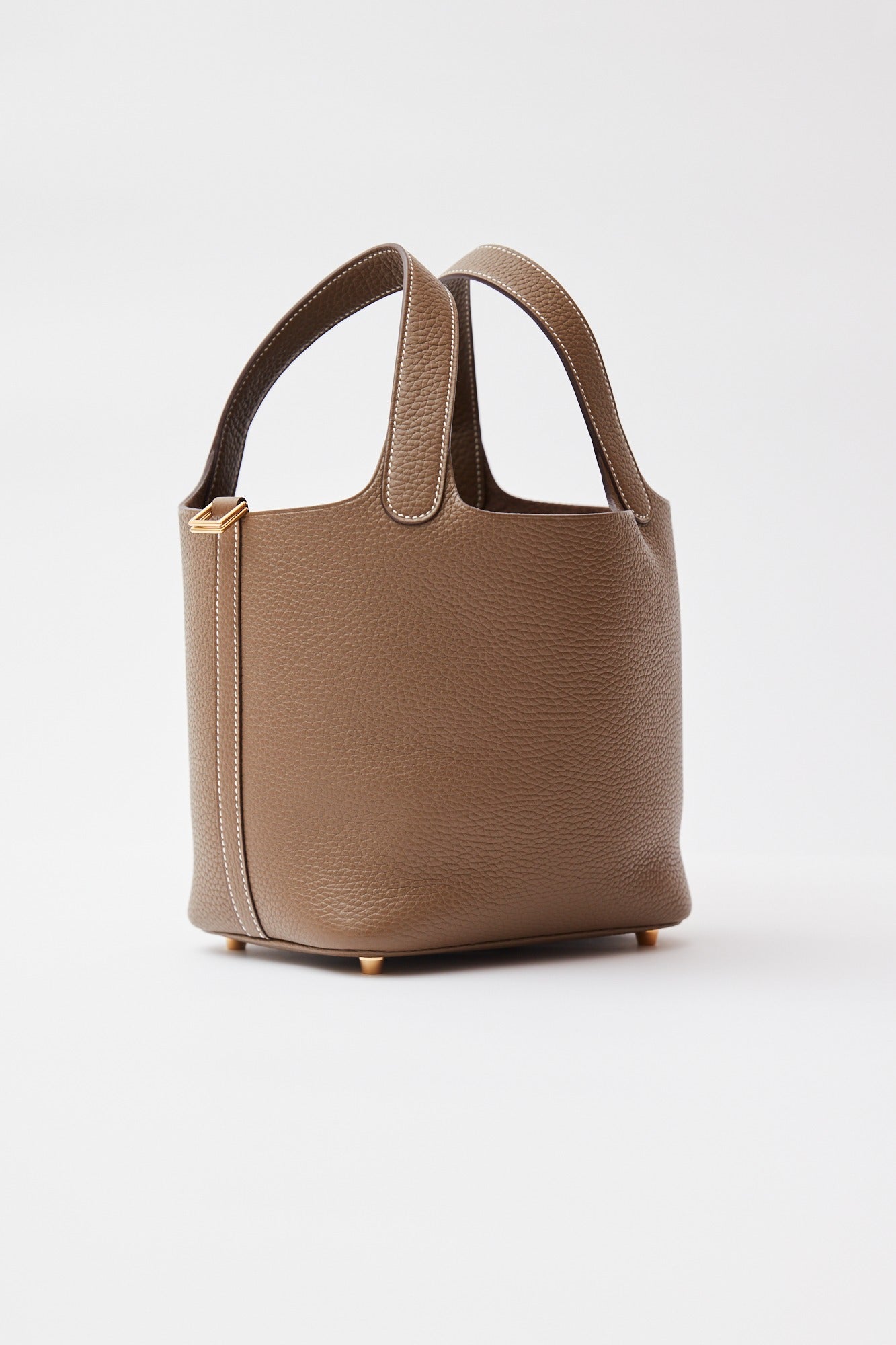 Hermès Picotin 18 Etoupe Clemence GHW