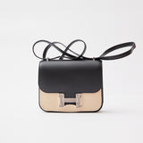 Hermès Constance 18 Black/Ombre Monsieur/Lizard PHW