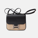 Hermès Constance 18 Black/Ombre Monsieur/Lizard PHW