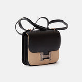 Hermès Constance 18 Black/Ombre Monsieur/Lizard PHW