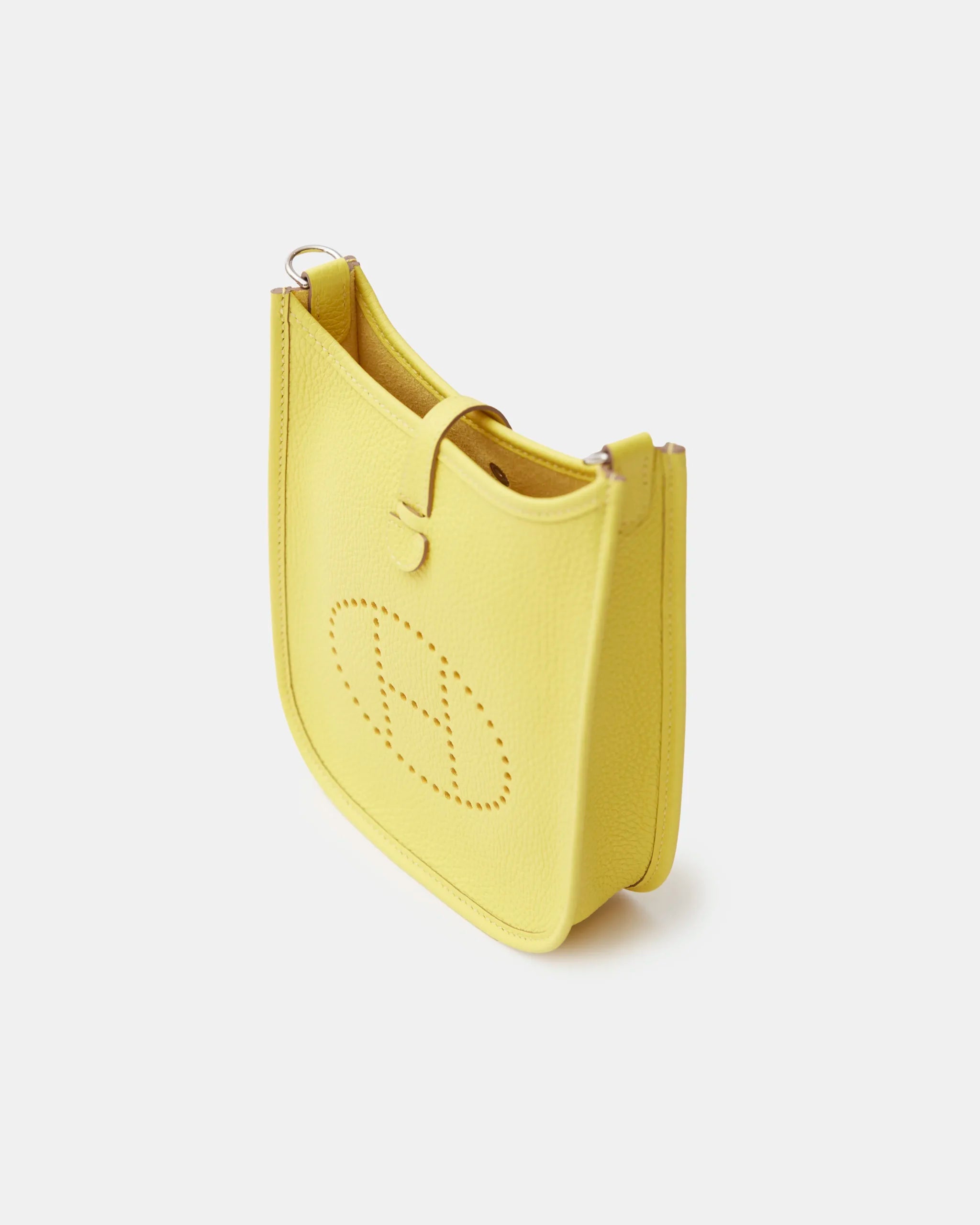 Hermes Mini Evelyne 16 Lime Clemence PHW
