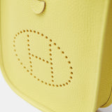 Hermes Mini Evelyne 16 Lime Clemence PHW