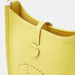 Hermes Mini Evelyne 16 Lime Clemence PHW