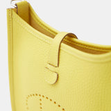Hermes Mini Evelyne 16 Lime Clemence PHW