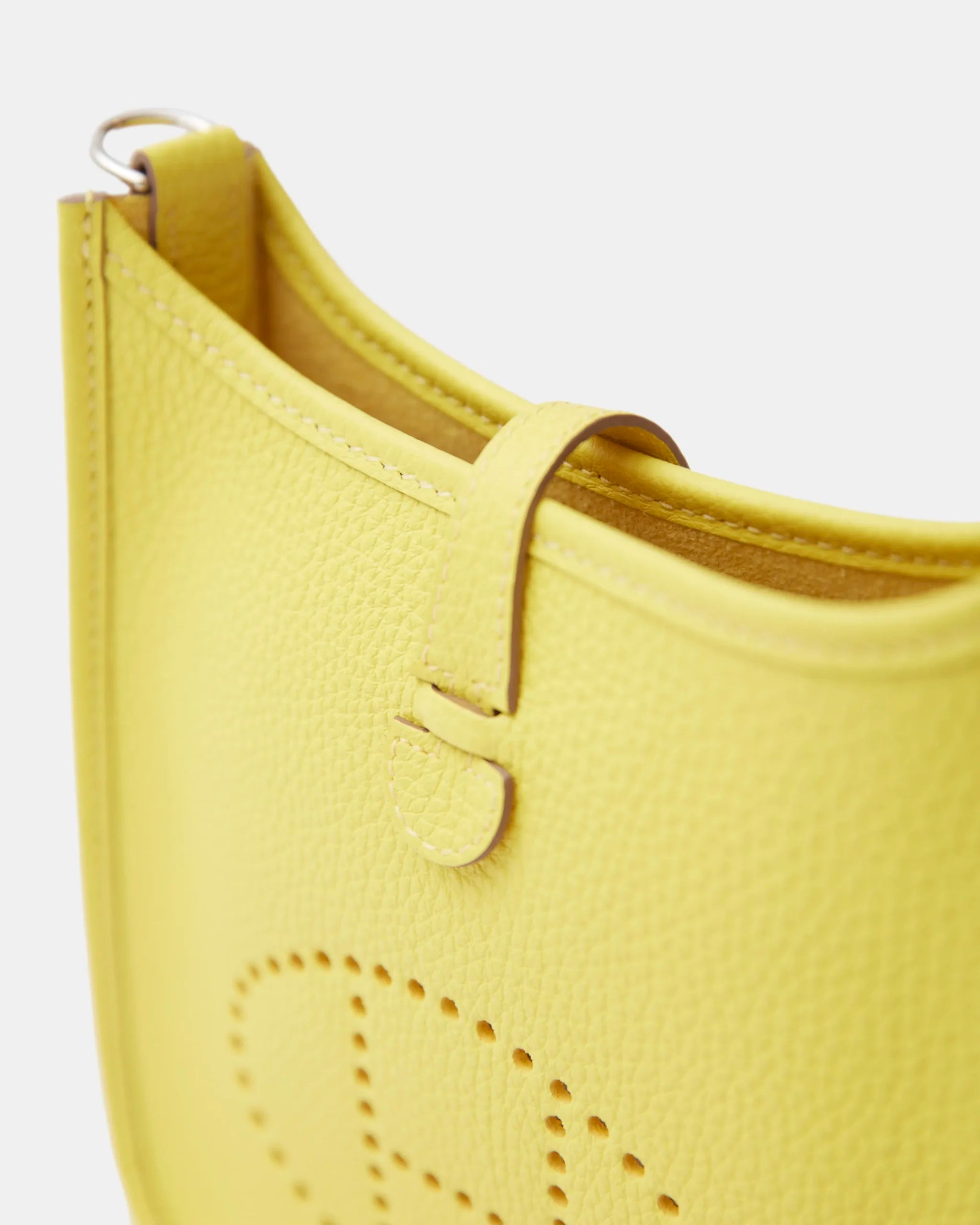 Hermes Mini Evelyne 16 Lime Clemence PHW