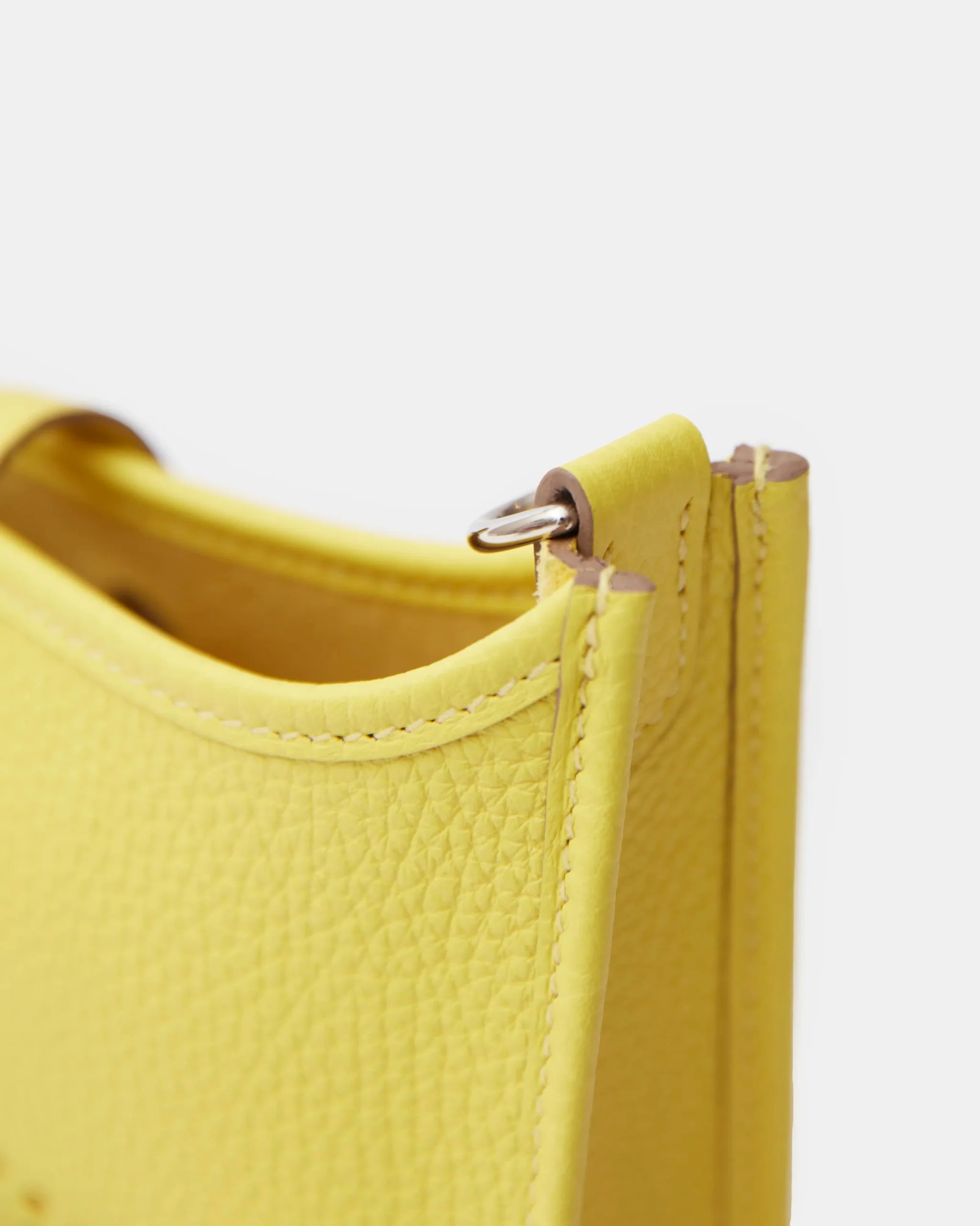 Hermes Mini Evelyne 16 Lime Clemence PHW