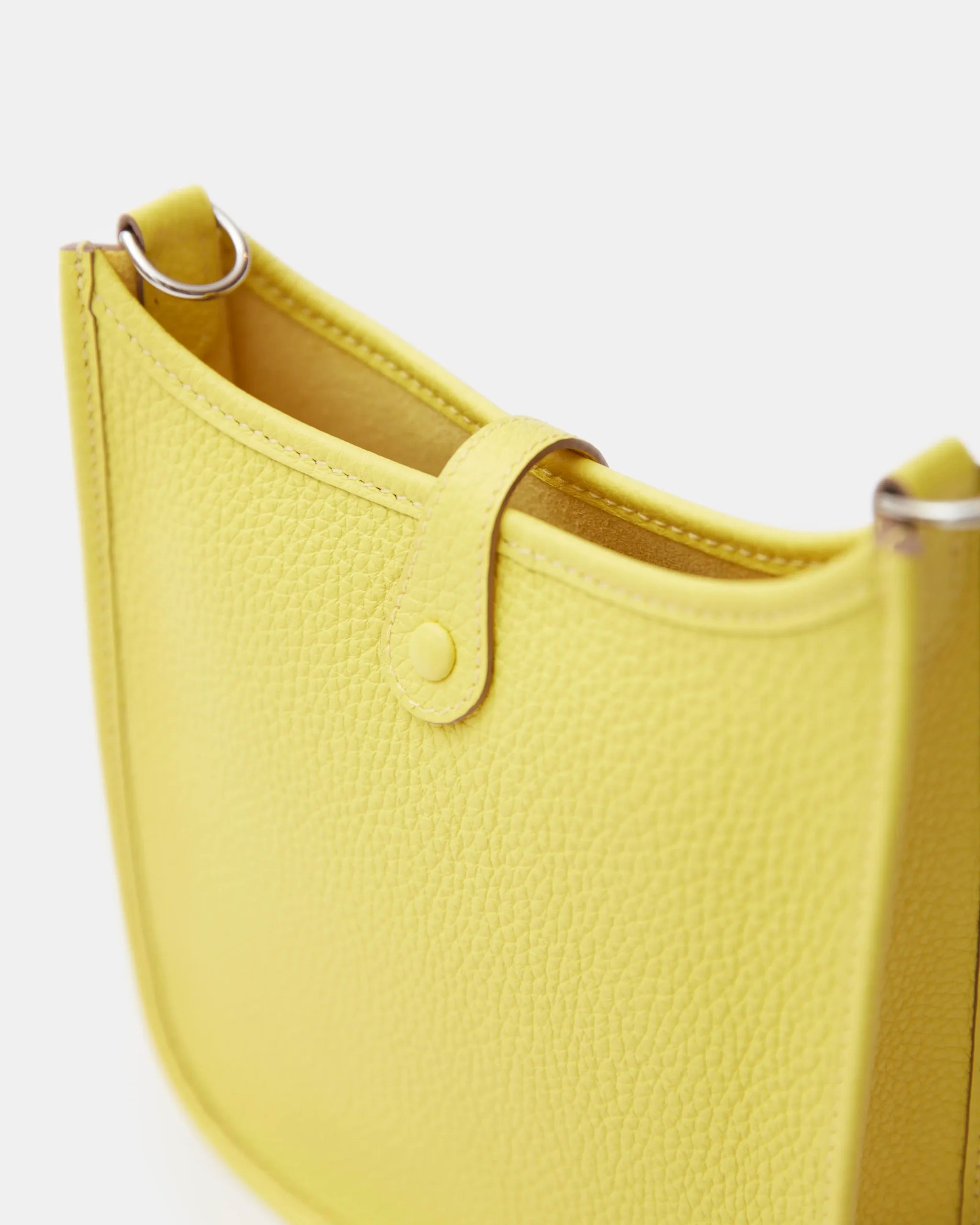 Hermes Mini Evelyne 16 Lime Clemence PHW