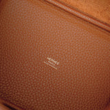 Hermès Picotin 18 Gold Clemence GHW