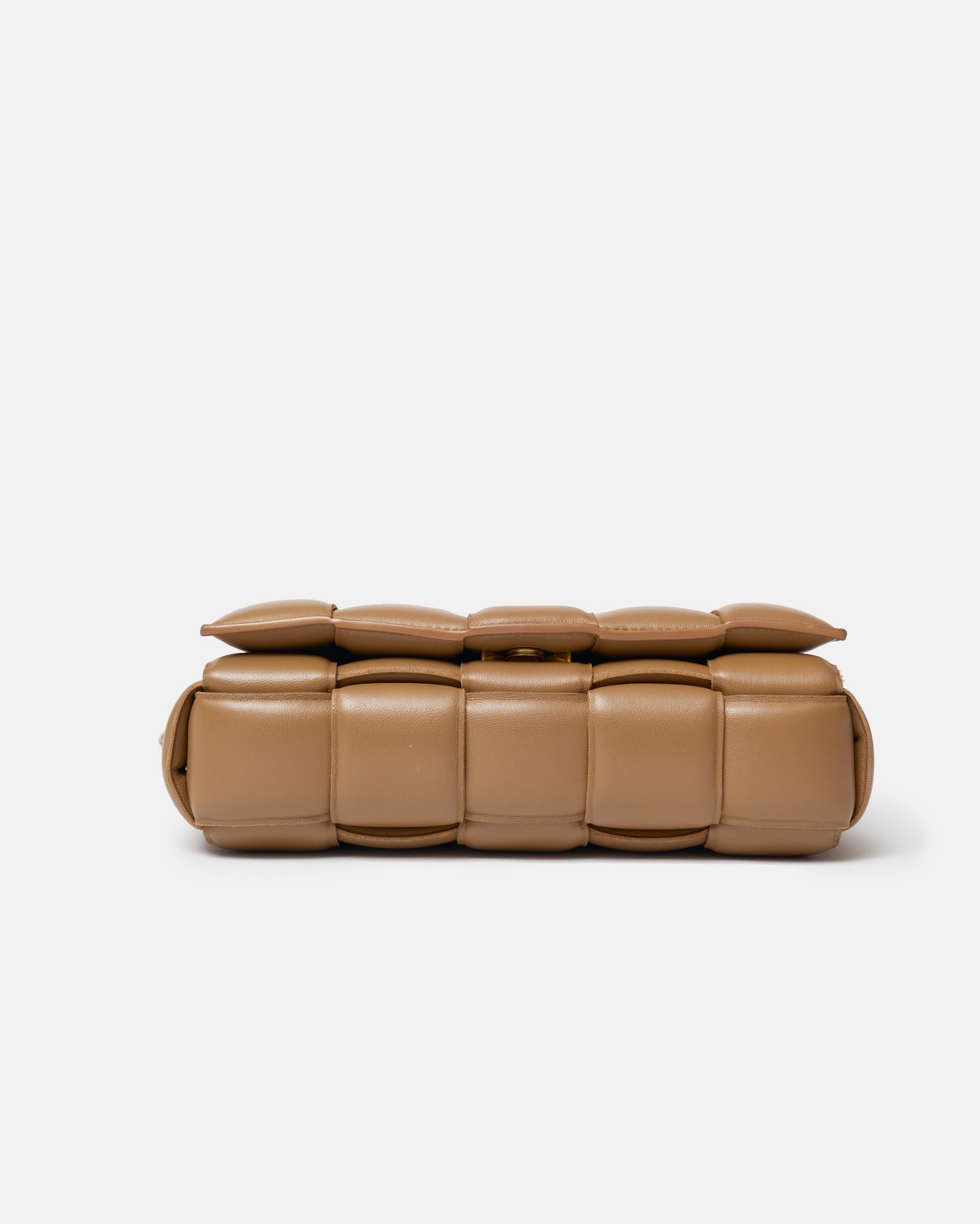 Bottega Veneta Padded Cassette Caramel