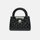 Chanel Black Mini Kelly Mini Calfskin GHW