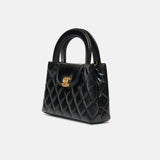 Chanel Black Mini Kelly Mini Calfskin GHW