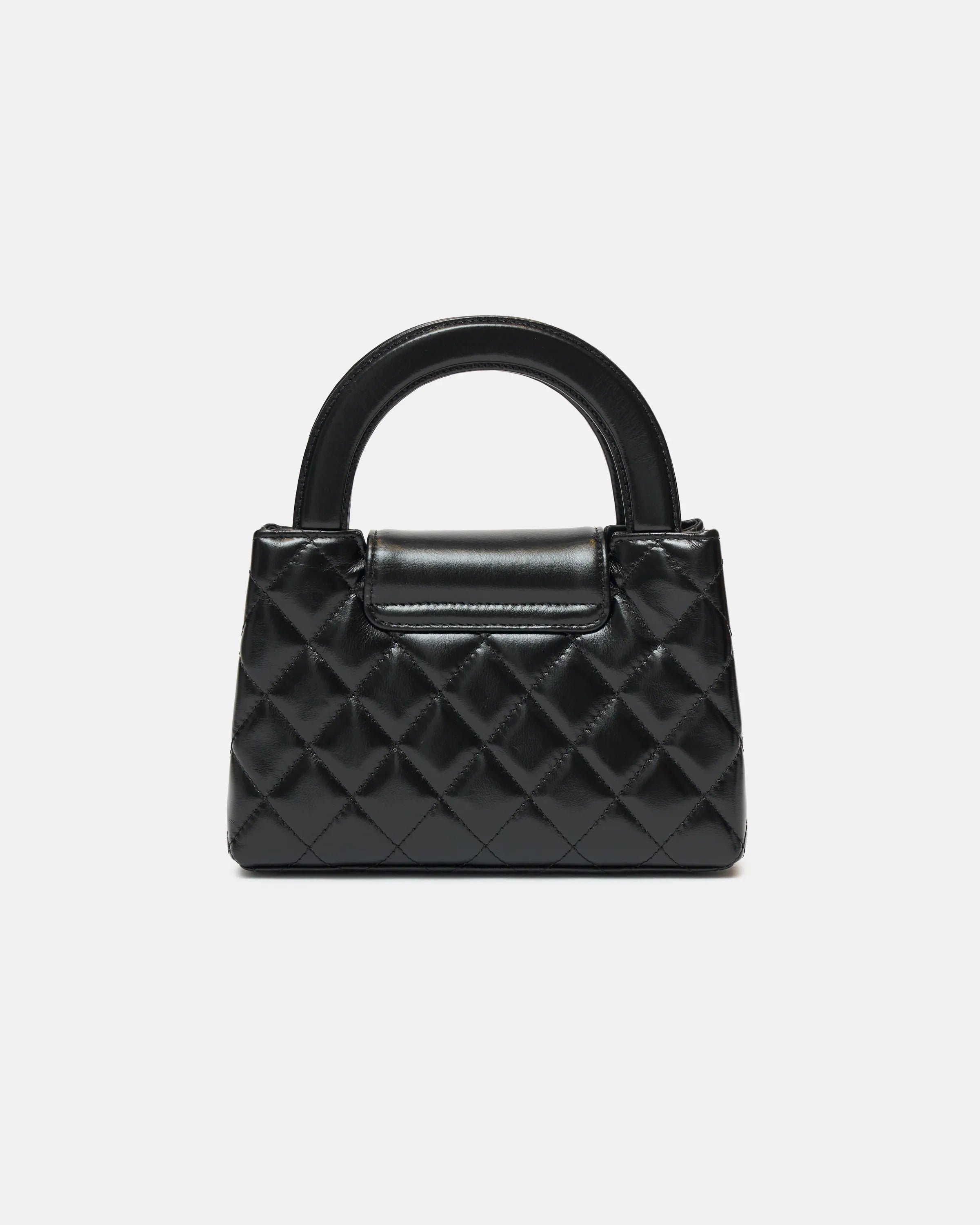 Chanel Black Mini Kelly Mini Calfskin GHW