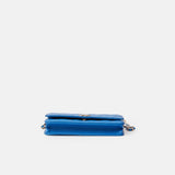 Chanel Wallet on Chain Blue Caviar Gold-Tone Metal