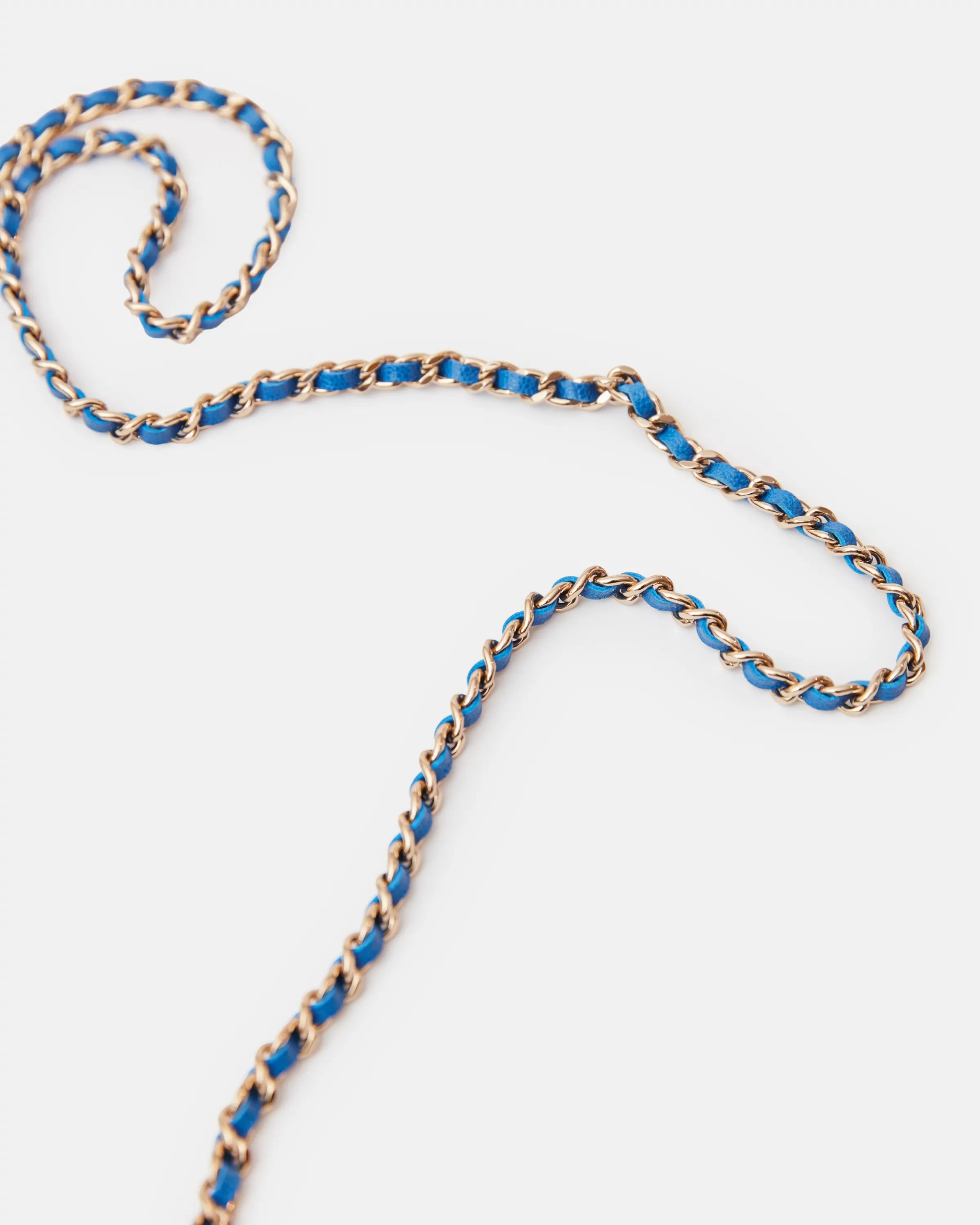 Chanel Wallet on Chain Blue Caviar Gold-Tone Metal