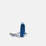 Chanel Wallet on Chain Blue Caviar Gold-Tone Metal