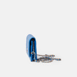 Chanel Wallet on Chain Blue Caviar Gold-Tone Metal
