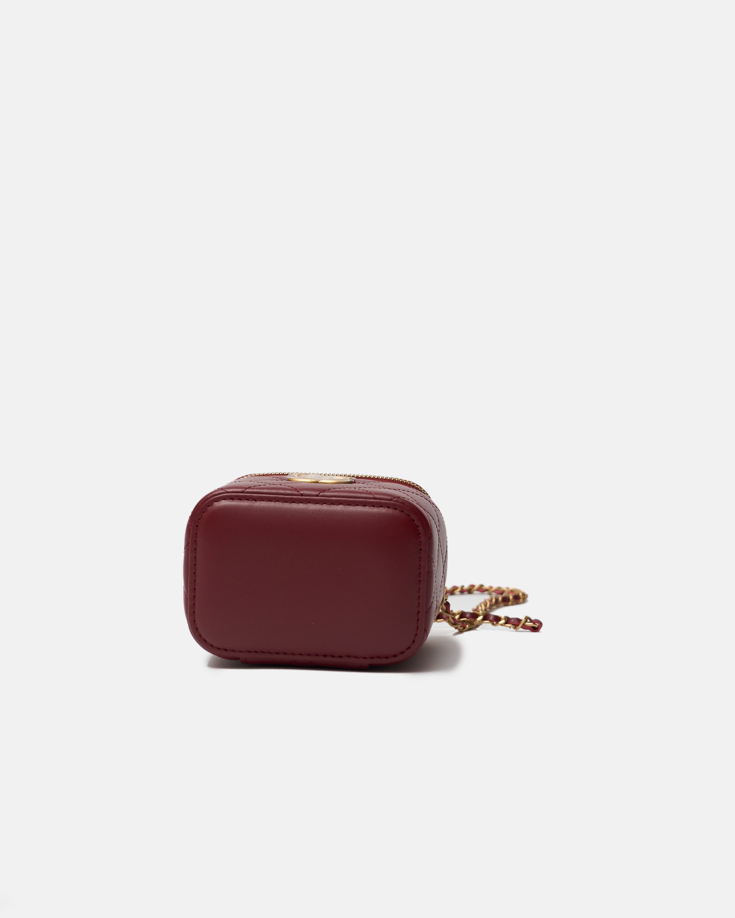 Chanel Vanity Burgundy Lambskin GHW