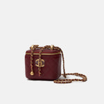 Chanel Vanity Burgundy Lambskin GHW