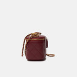 Chanel Vanity Burgundy Lambskin GHW