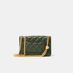 Chanel Wallet on Chain Olive Green Lambskin Gold-Tone Metal