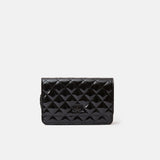 Chanel 2.55 Wallet on Chain Black Patent Calfskin So Black