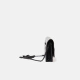 Chanel 2.55 Wallet on Chain Black Patent Calfskin So Black