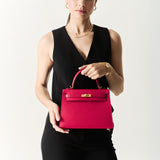 Hermès Kelly 25 Rose Pourpre Epsom GHW