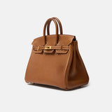 Hermès Birkin 25 Togo Gold Barenia GHW