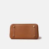 Hermès Birkin 25 Togo Gold Barenia GHW