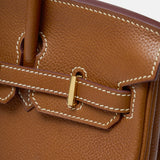 Hermès Birkin 25 Togo Gold Barenia GHW