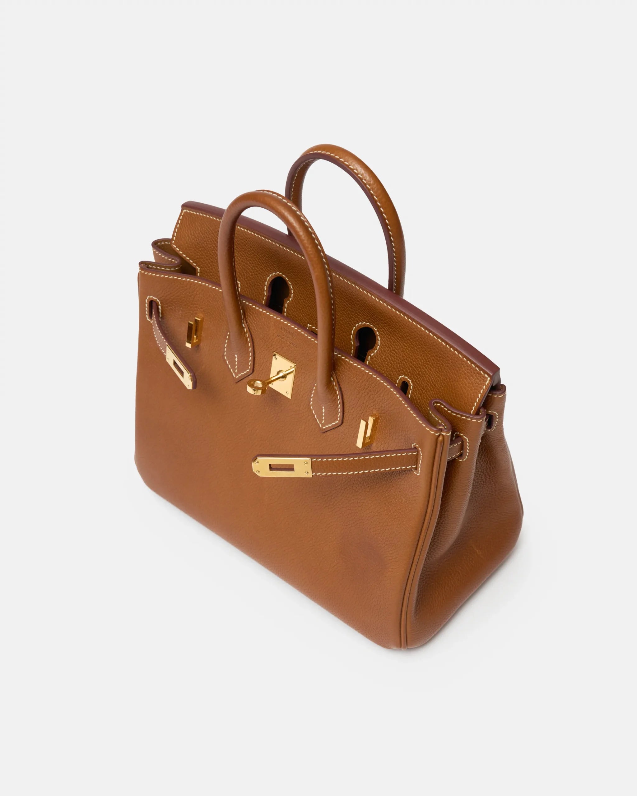 Hermès Birkin 25 Togo Gold Barenia GHW